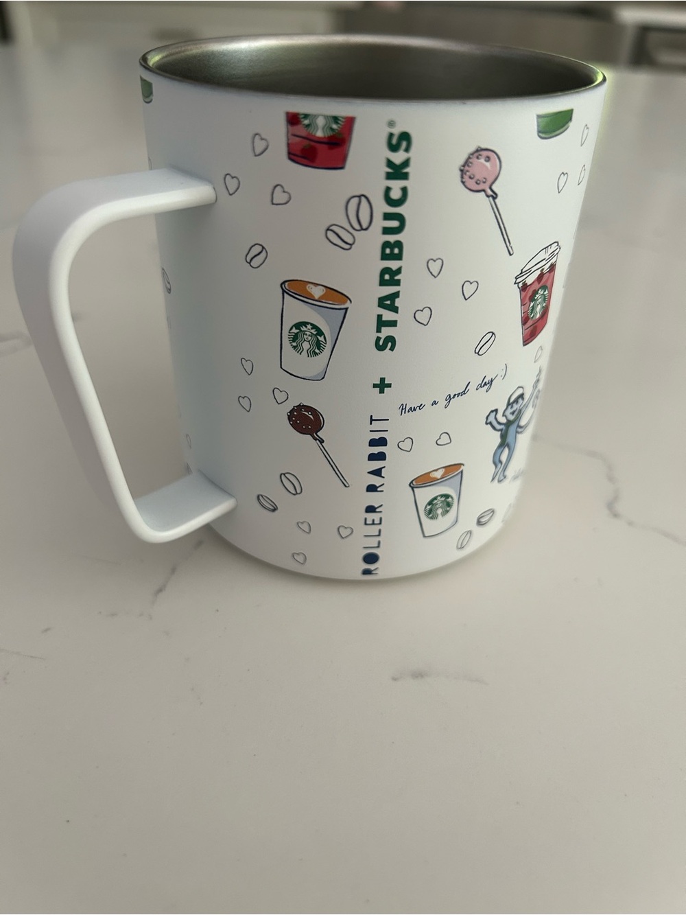 Roller Rabbit + Starbucks Travel Mug